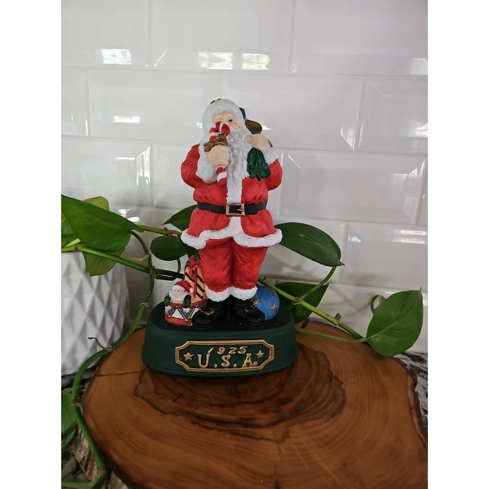 Grandeur Noel Hand-Painted Porcelain‎ Santa Of The World 1925 USA With Box 🇺🇸
